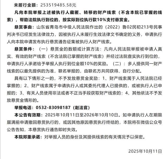 悬赏金额最高可达2535万元<strong></p>
<p>比特儿海外</strong>！被执行人江苏南通三建股份有限公司及其董事长、副董事长……