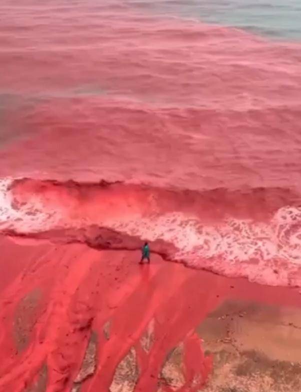 罕见！伊朗霍尔木兹岛遭遇强降雨<strong></p>
<p>虚拟币有公网</strong>，部分海域变成“血色海洋”